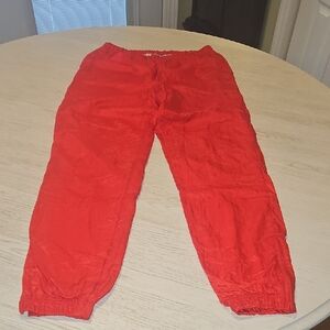 Vintage Sergio Tacchini Vibrant Red Fabric Size 10